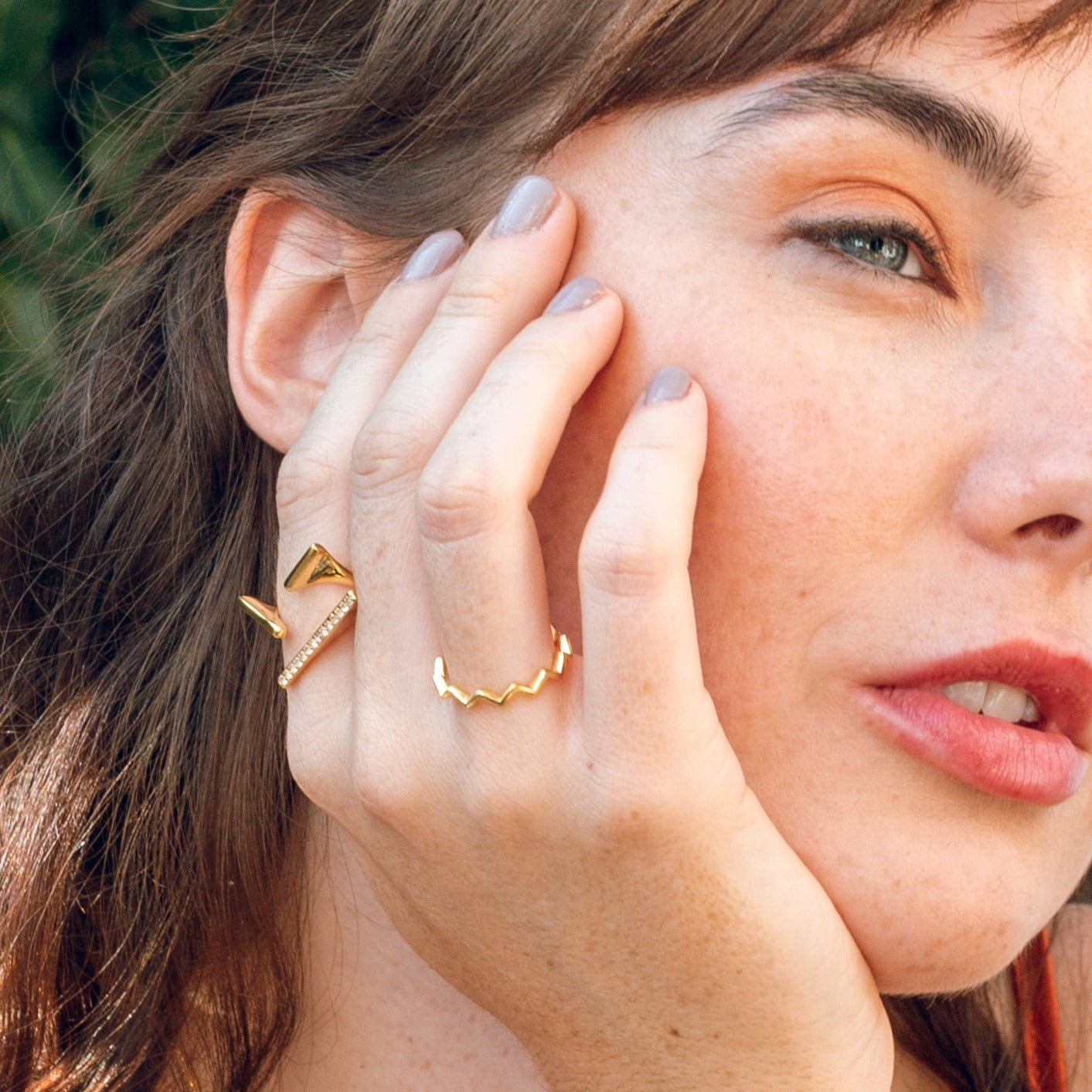 Silver Stacking Ring Ziggy, Sterling Silver Rings, Silver Stacking Rings