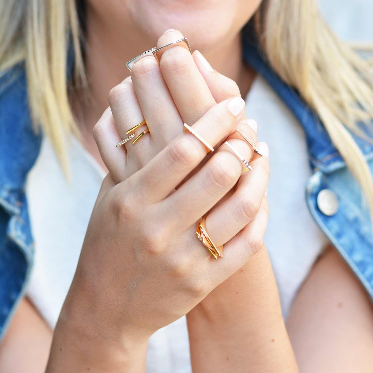 Minerva Sterling Silver Stacking Ring