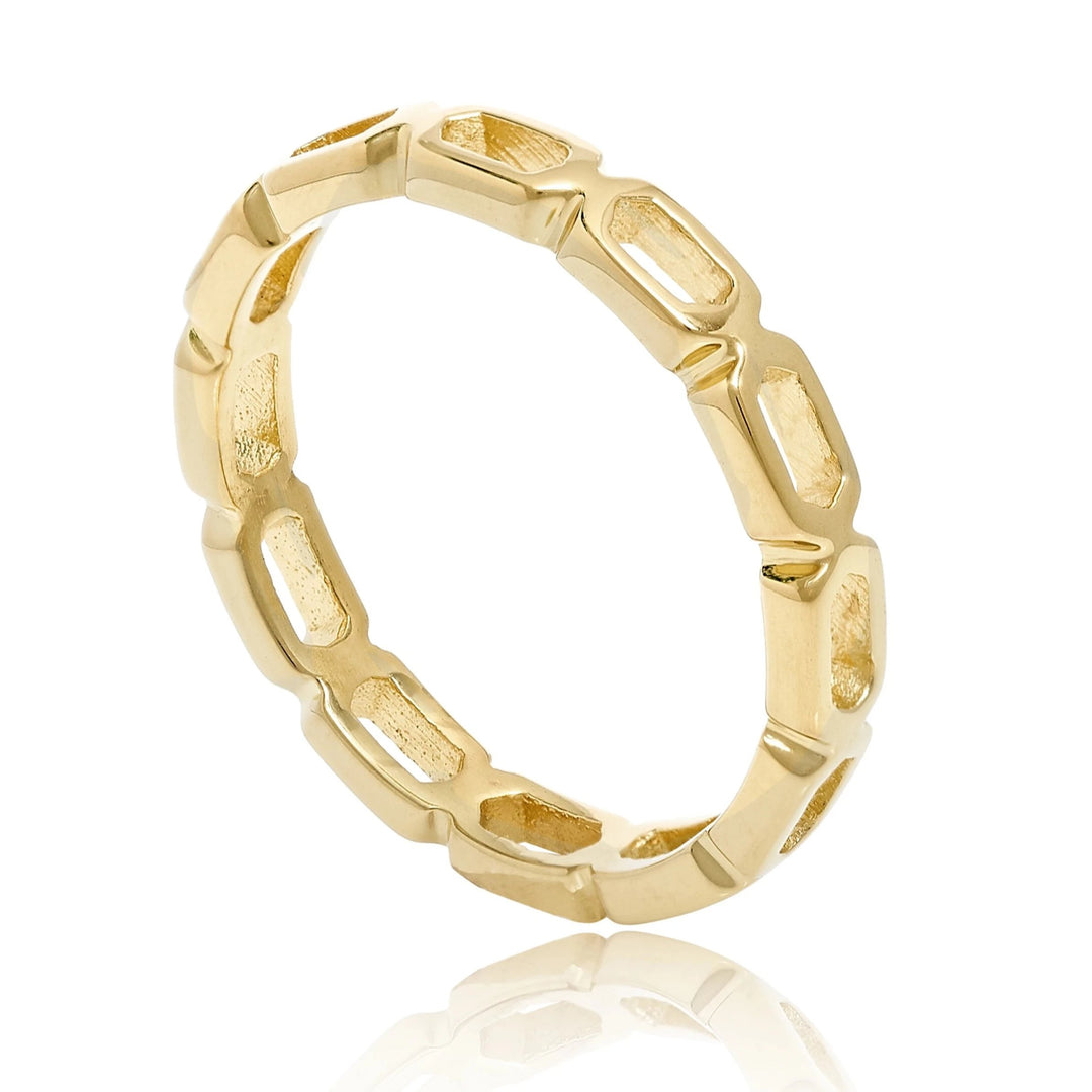 gold, ring, geometric, stacking, modern, neola design