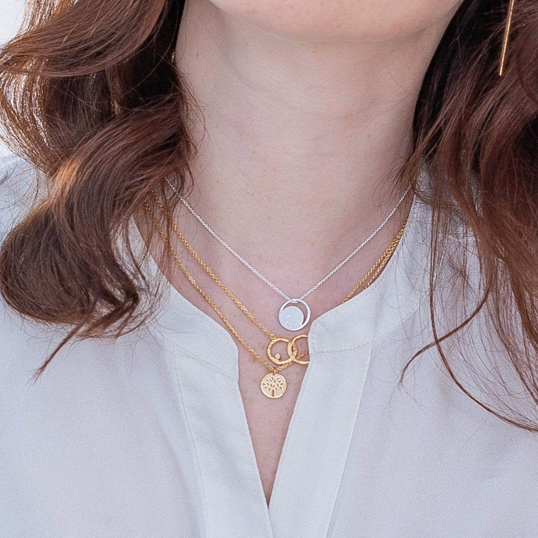 18K Gold Vermeil Tree of Life Jewelry