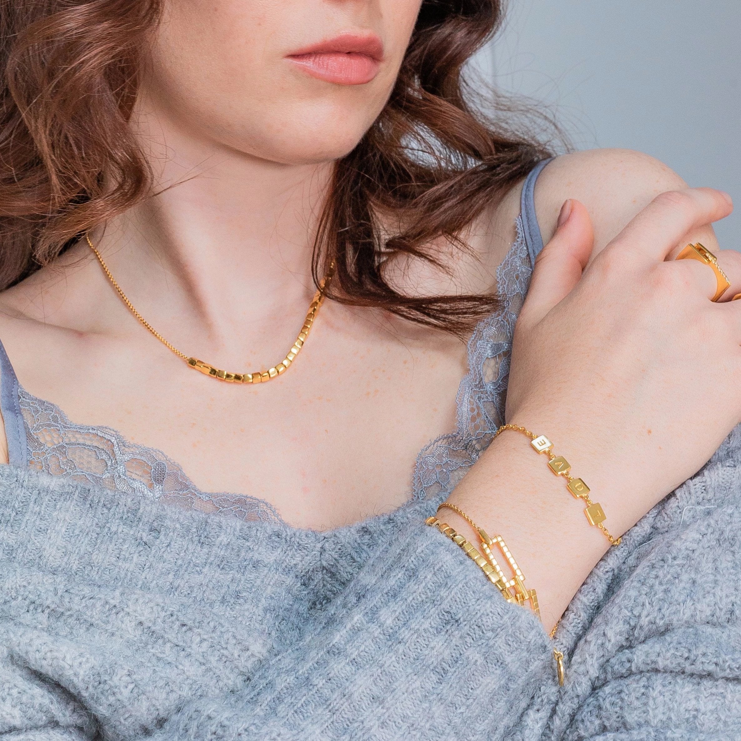 Gold Love Bracelets
