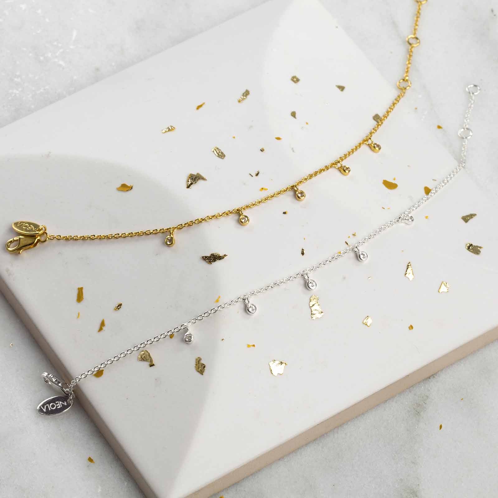 Small Gold Topaz Bracelet
