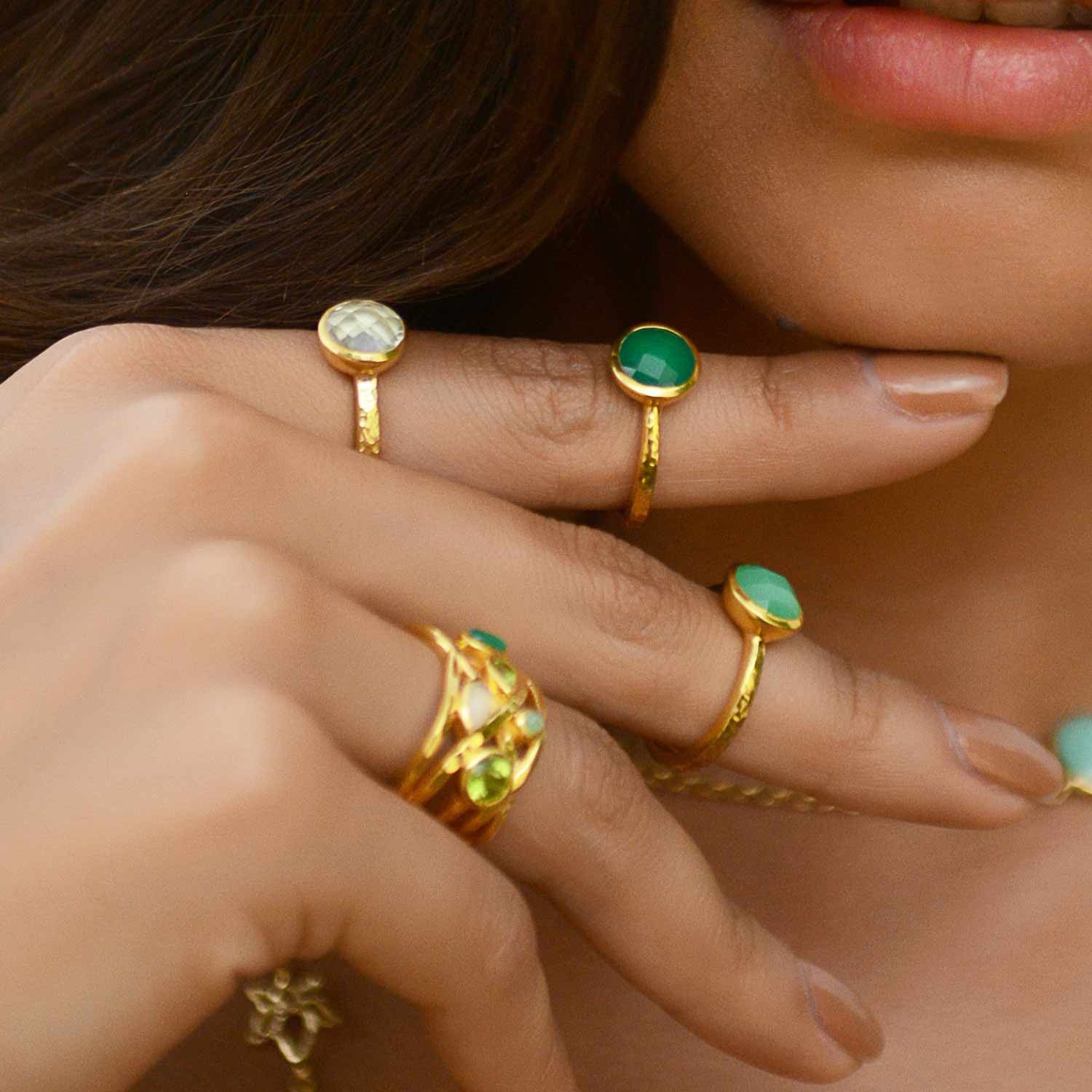 Estella Gold Stacking Ring