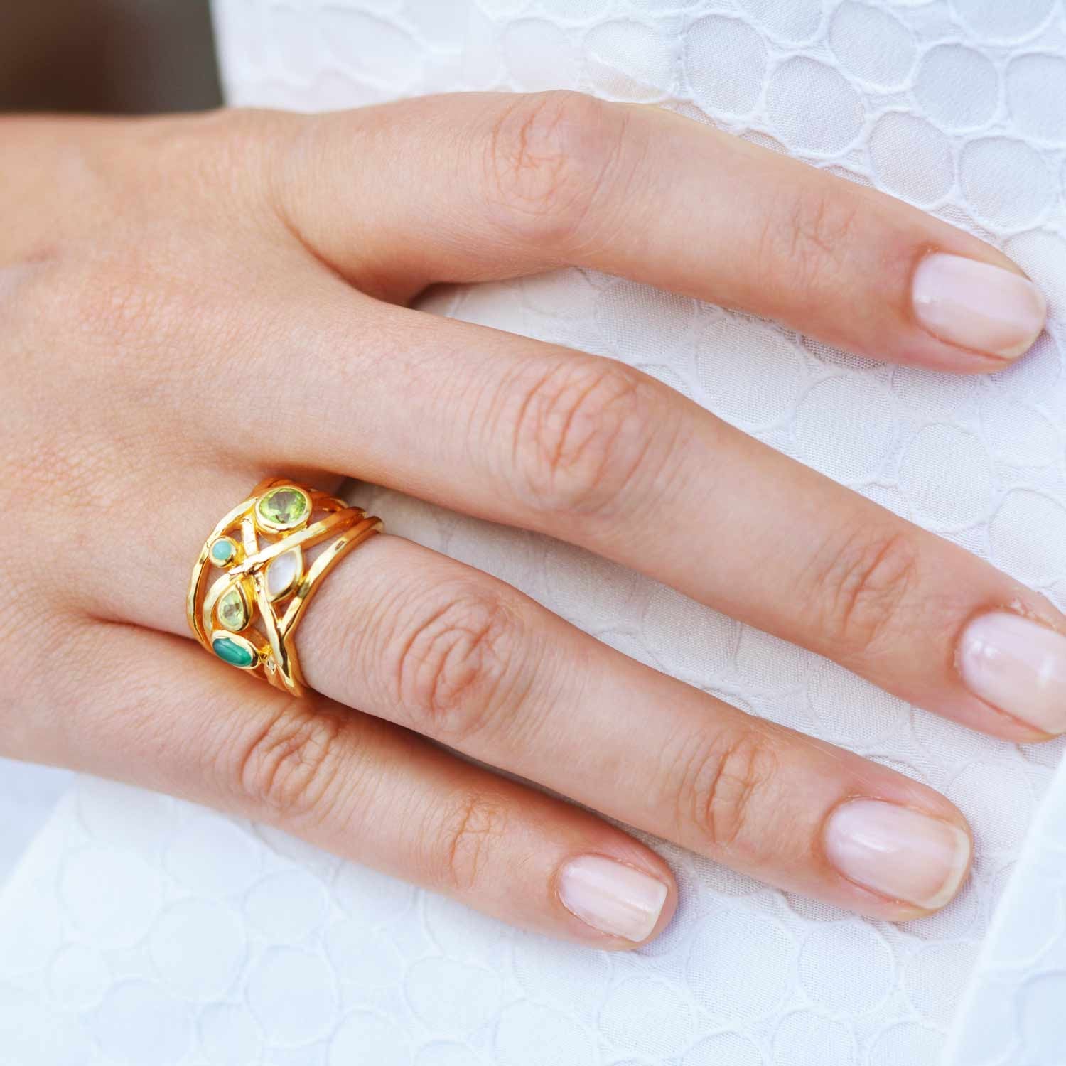 Gold Cocktail Ring