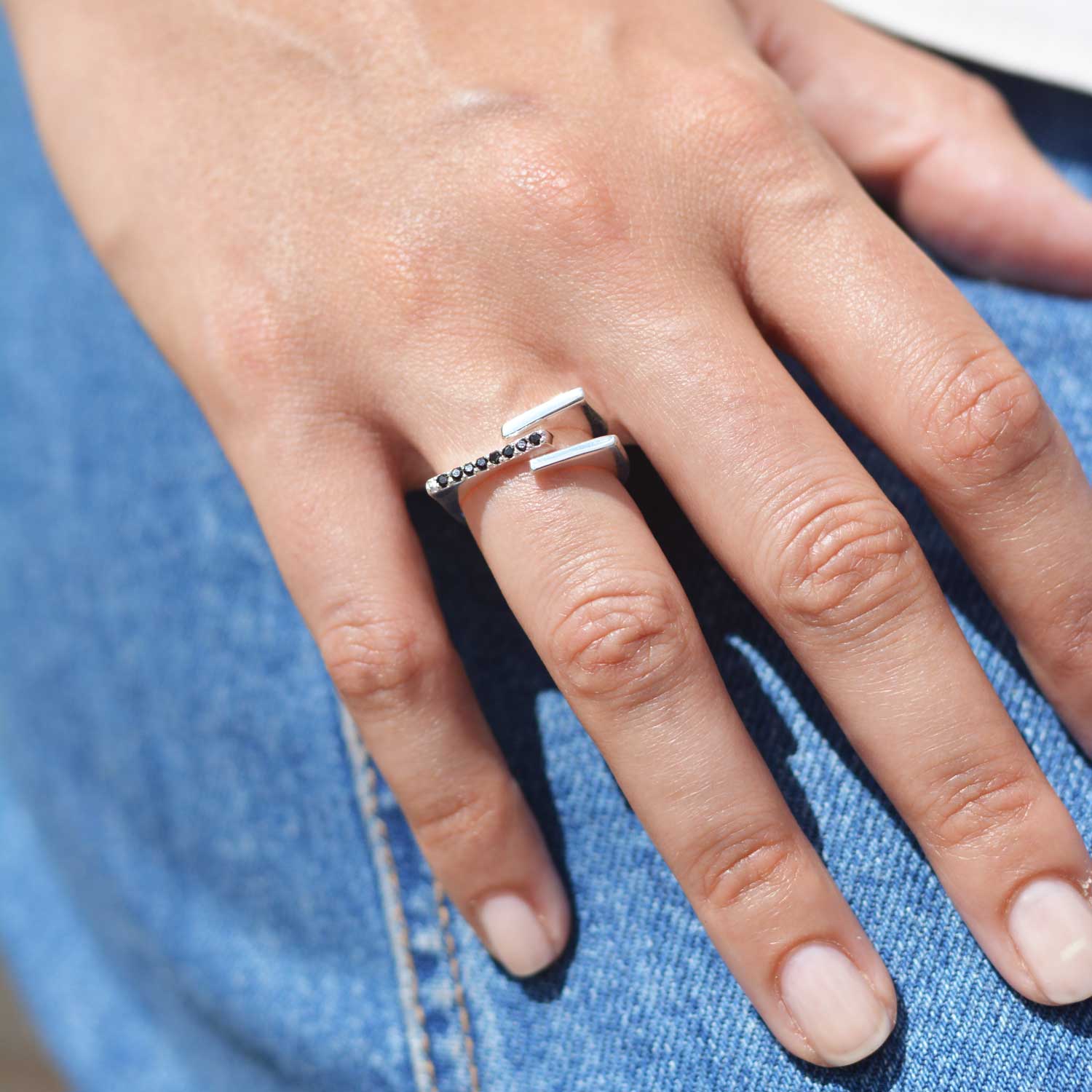Ring with Black Onyx