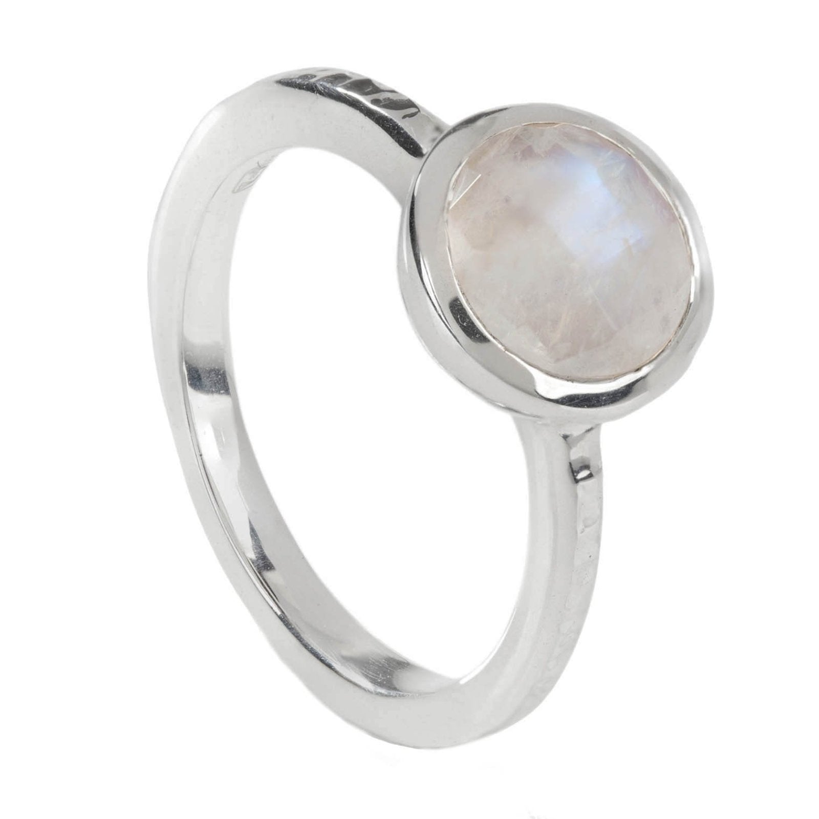 Silver Ring Moonstone Estella, Sterling Silver Jewellery, Sterling Silver Rings, Silver Stacking Rings