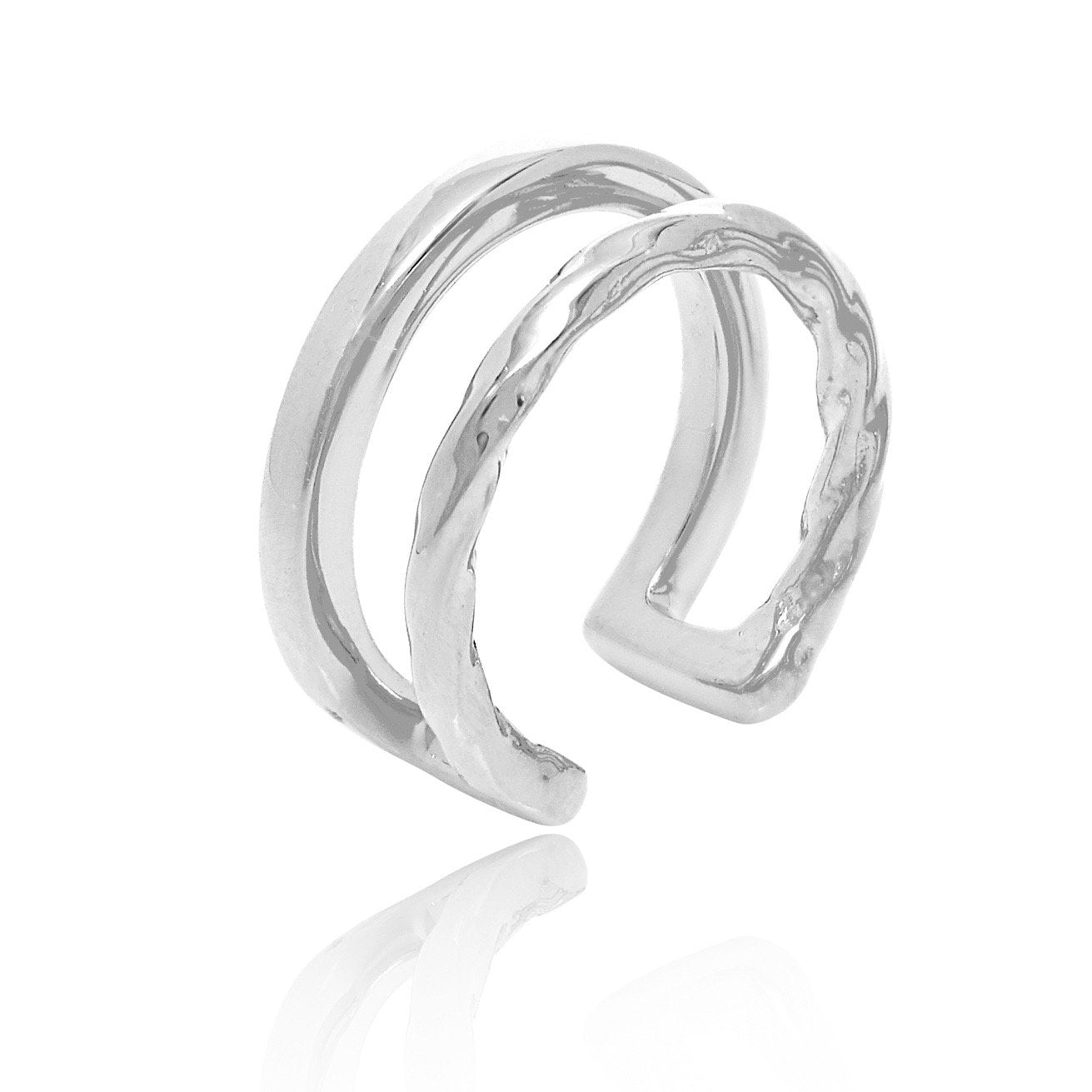 silver, ear, cuff, handmade, neola design
