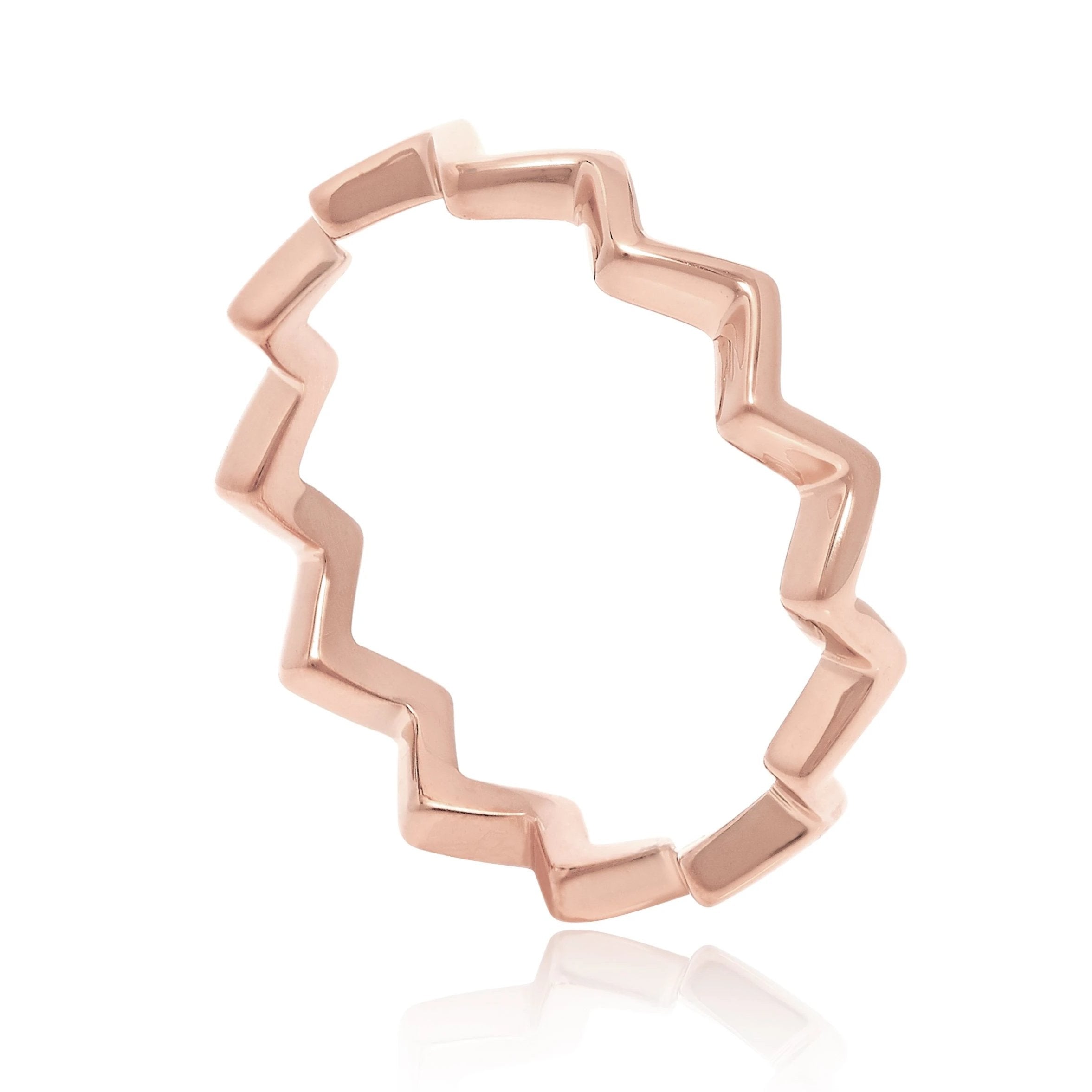rose gold, ring, stacking ring, handmade, ethical, neola design