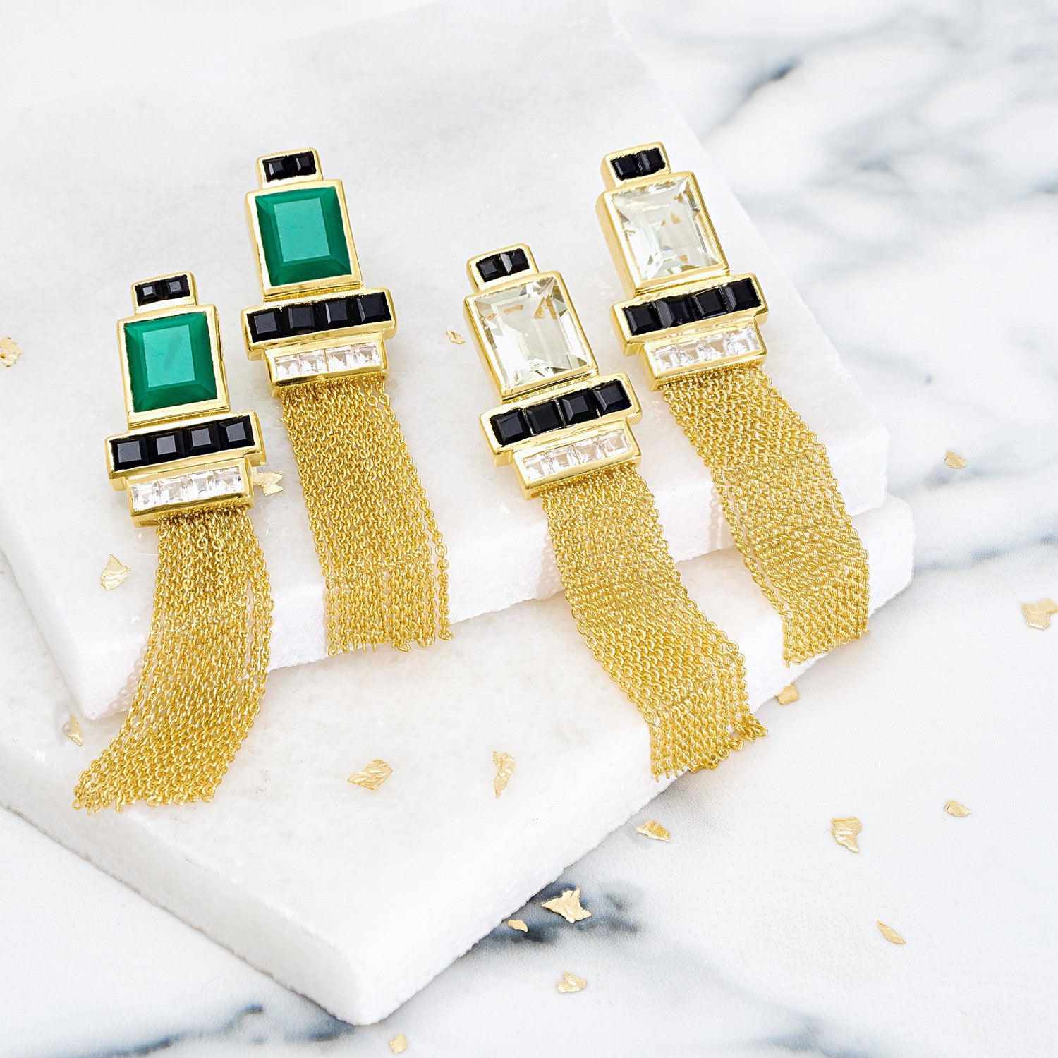 Gold Vermeil Earrings, unique British design, sustainable