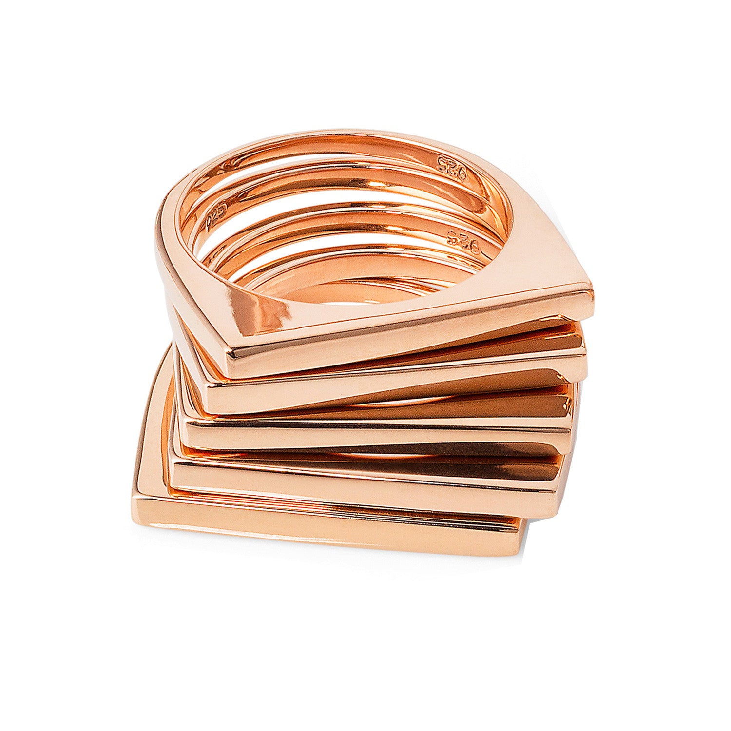 Minerva Rose Gold Stacking Ring