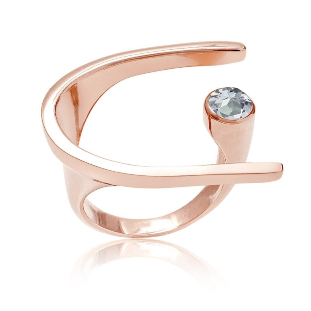 cocktail ring, statement ring, sculptured, neola design