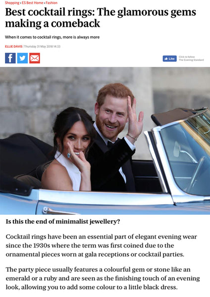 COCKTAIL RING - EVENING STANDARD