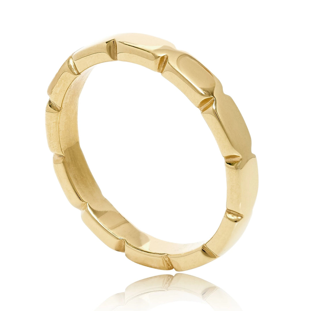 gold, ring, stacking ring, geometric, handmade, neola design