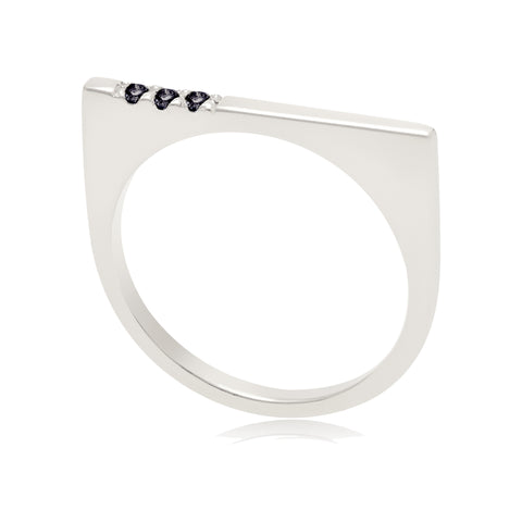 DUALITY SILVER RING