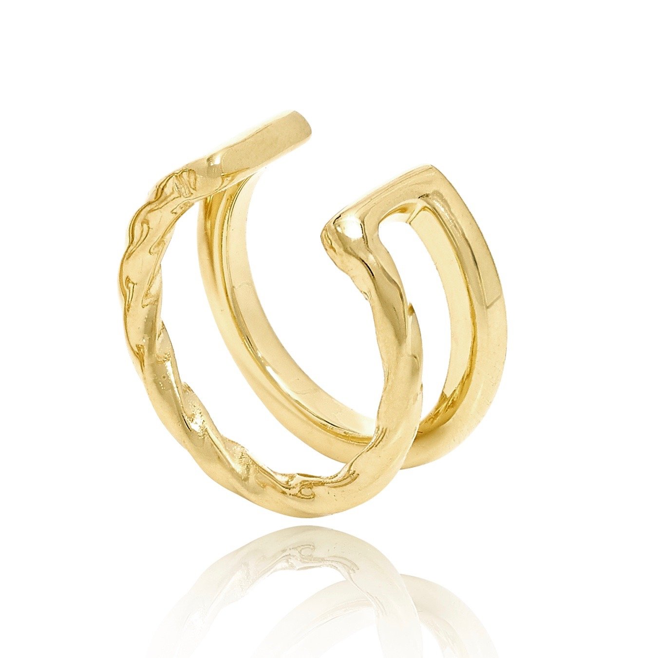 ear cuff gold vermeil handmade jewellery earring neola design