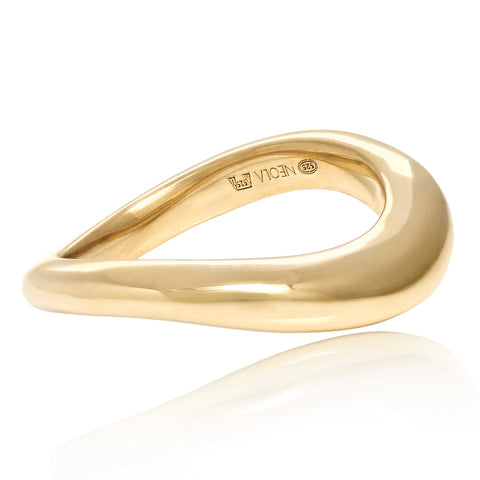gold, ring, vermeil, stacking, organic, handmade, neola design